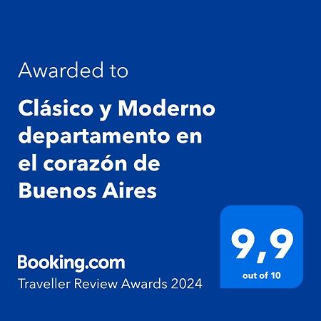 Clasico Y Moderno Departamento En El Corazon De Buenos Aires Διαμέρισμα Εξωτερικό φωτογραφία